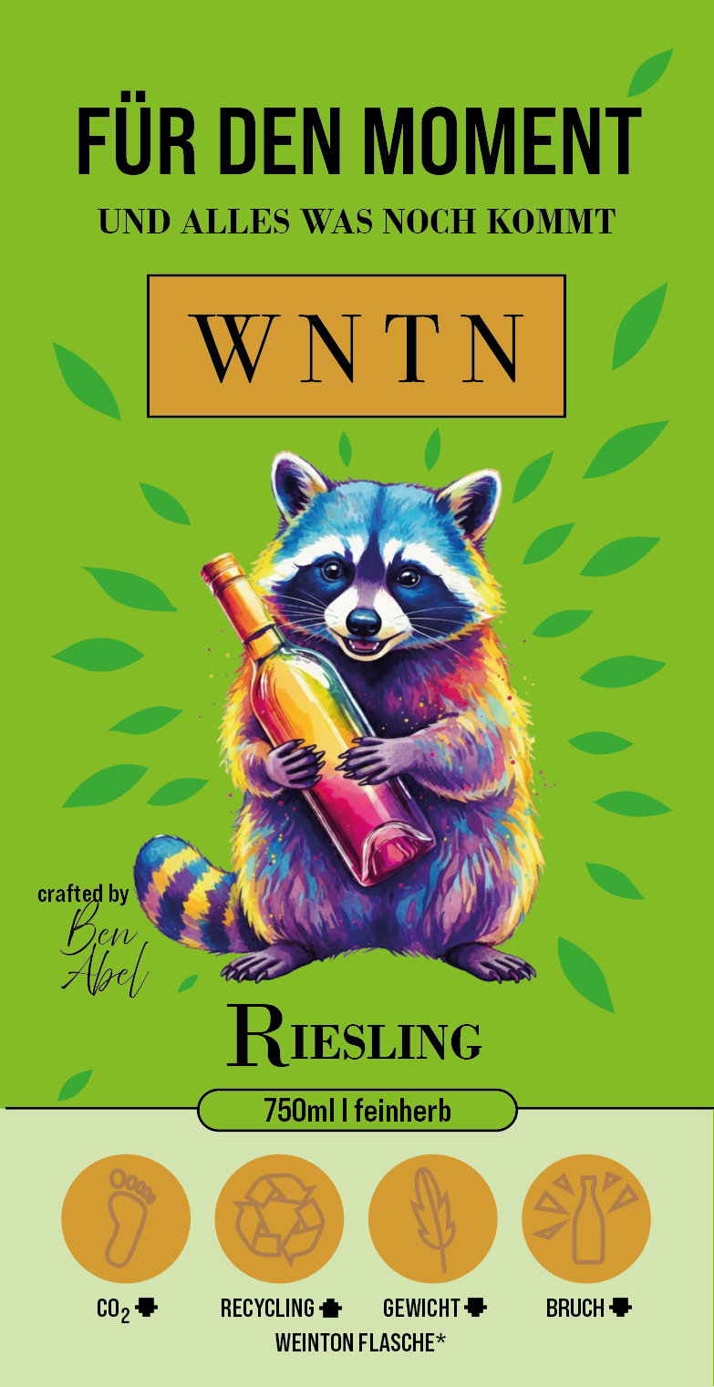 WNTN x ABEL Riesling feinherb (2530, Pfandflasche)