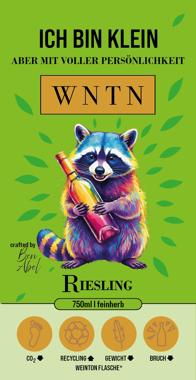 WNTN x ABEL Riesling feinherb (2530, Pfandflasche)