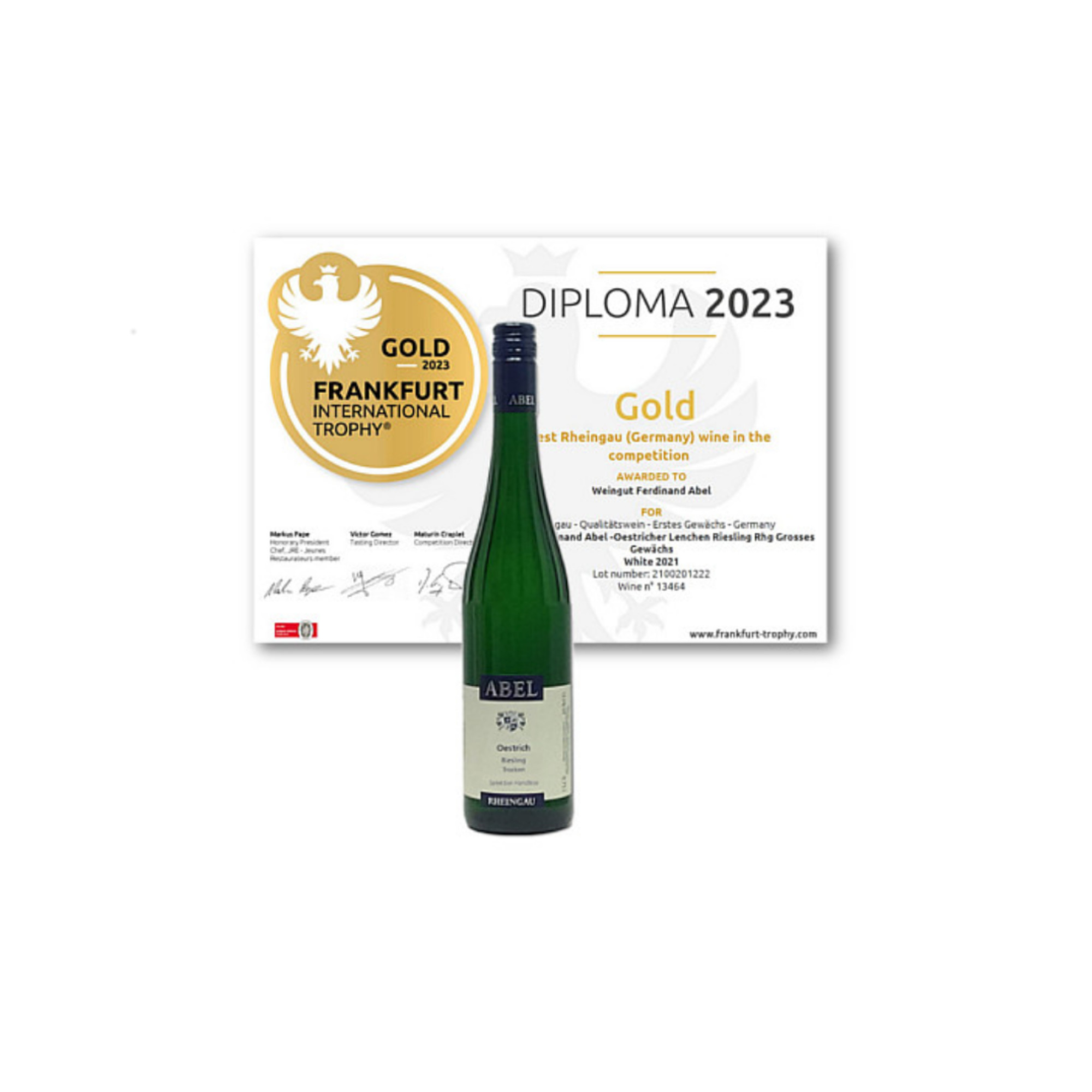2021 Oestrich Riesling Qualitätswein Trocken (Nr. 2105)